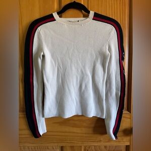 Y2K Polo Jeans Co Ralph Lauren Ribbed Logo Sleeve Sweater S